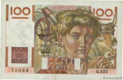 100 Francs JEUNE PAYSAN FRANCE 1953 F.28.35