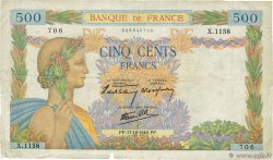 500 Francs LA PAIX FRANCE 1940 F.32.07