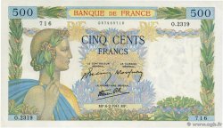 500 Francs LA PAIX FRANCE 1941 F.32.14