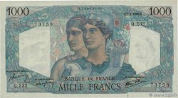 1000 Francs MINERVE ET HERCULE FRANCE 1946 F.41.12