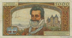 5000 Francs HENRI IV FRANCE 1958 F.49.05 F