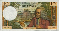 10 Francs VOLTAIRE FRANCE 1973 F.62.62