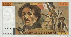 100 Francs DELACROIX modifié FRANCE 1979 F.69.02c
