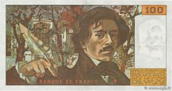 100 Francs DELACROIX modifié FRANCE 1979 F.69.02c TTB