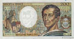 200 Francs MONTESQUIEU FRANCE 1992 F.70.12c