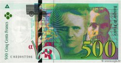 500 Francs PIERRE ET MARIE CURIE FRANCE 1995 F.76.02