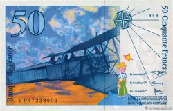 50 Francs SAINT-EXUPÉRY modifié FRANCE 1999 F.73.05 XF