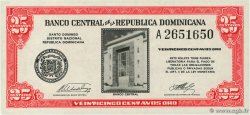 25 Centavos Oro RÉPUBLIQUE DOMINICAINE 1961 P.087a