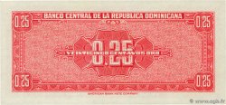 25 Centavos Oro RÉPUBLIQUE DOMINICAINE 1961 P.087a pr.NEUF