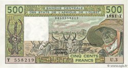 500 Francs WEST AFRICAN STATES 1981 P.806Tb