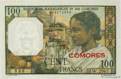 100 Francs Numéro spécial COMORES 1963 P.03b2 pr.NEUF