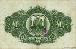 1 Pound GIBRALTAR 1971 P.18b B+