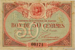 50 Centimes Petit numéro FRANCE regionalism and various Nantes 1918 JP.088.03