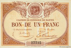 1 Franc FRANCE régionalisme et divers Nantes 1918 JP.088.05