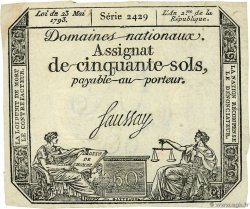 50 Sols FRANCE  1793 Ass.42b