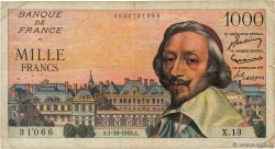 1000 Francs RICHELIEU FRANCE 1953 F.42.03