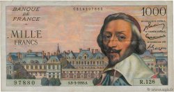 1000 Francs RICHELIEU FRANCE 1955 F.42.11