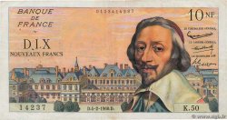 10 Nouveaux Francs RICHELIEU FRANCE 1960 F.57.05