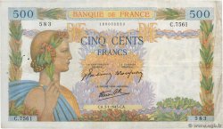 500 Francs LA PAIX FRANCE 1943 F.32.44