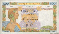 500 Francs LA PAIX FRANCE 1942 F.32.28