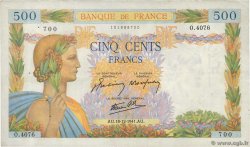 500 Francs LA PAIX FRANCE 1941 F.32.25