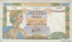 500 Francs LA PAIX FRANCE 1942 F.32.31