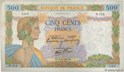 500 Francs LA PAIX FRANCE 1940 F.32.02