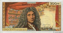 500 Nouveaux Francs MOLIÈRE FRANCE 1959 F.60.01