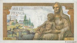 1000 Francs DÉESSE DÉMÉTER FRANCIA  1942 F.40.14