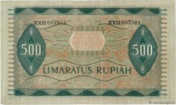 500 Rupiah INDONESIA  1952 P.047 VF