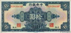 10 Dollars CHINA Shanghai 1928 P.0197h AU
