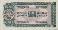 100 Dinara YUGOSLAVIA  1944 P.053b UNC