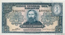5 Guaranies PARAGUAY 1952 P.186c FDC