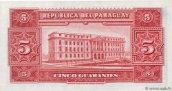 5 Guaranies PARAGUAY 1952 P.186c FDC