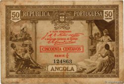 50 Centavos ANGOLA  1923 P.063 F