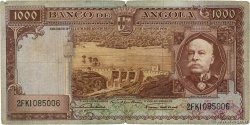 1000 Escudos ANGOLA  1956 P.091 B+