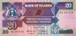 20 Shillings UGANDA  1987 P.29a