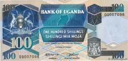 100 Shillings UGANDA  1988 P.31b UNC