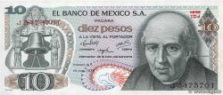 10 Pesos MEXICO  1975 P.063h FDC
