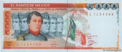 5000 Pesos MEXICO  1983 P.083b UNC-