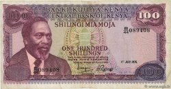 100 Shillings KENIA  1976 P.14c