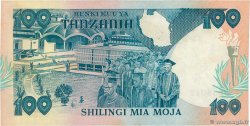 100 Shilingi TANZANIA  1985 P.14a AU