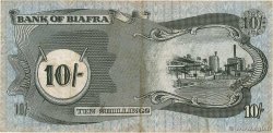 10 Shillings BIAFRA  1968 P.04 TB