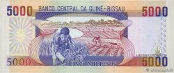 5000 Pesos GUINEA-BISSAU  1993 P.14b UNC