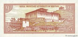 5 Ngultrum BHUTAN  1985 P.14b UNC
