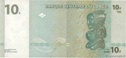10 Francs CONGO, DEMOCRATIC REPUBLIC  1997 P.087a UNC-