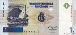 1 Franc RÉPUBLIQUE DÉMOCRATIQUE DU CONGO  1997 P.085a