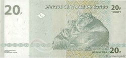 20 Francs REPúBLICA DEMOCRáTICA DEL CONGO  2003 P.094A FDC