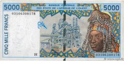 5000 Francs WEST AFRICAN STATES  2003 P.613Hl XF