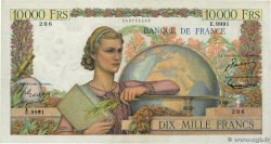 10000 Francs GÉNIE FRANÇAIS FRANCE  1955 F.50.77 VF-